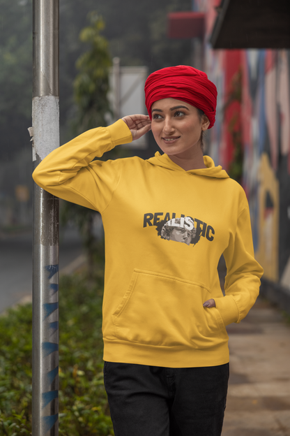 Realistic Premium Unisex Hooded Sweatshirt