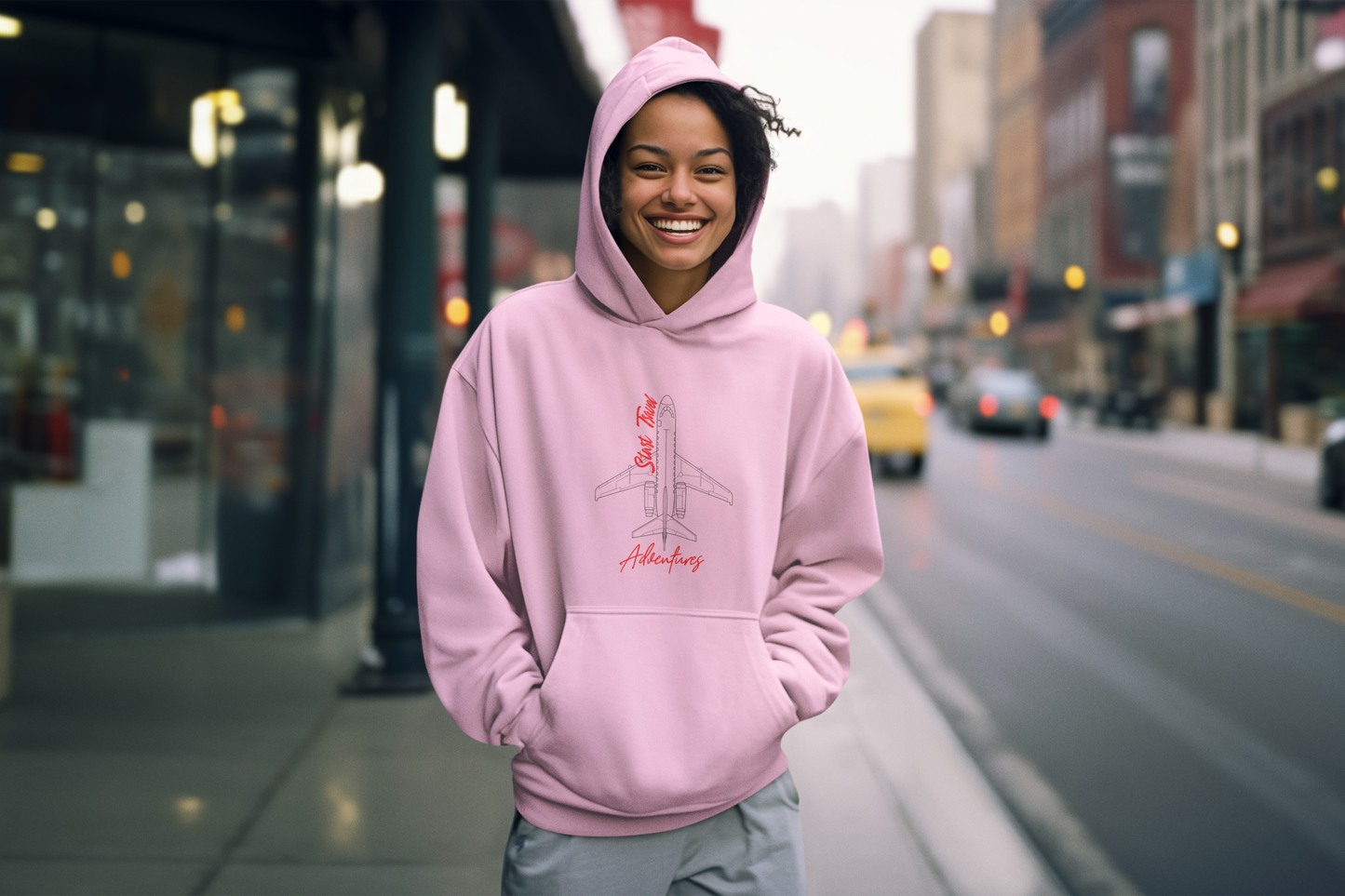 Adventures Premium Unisex Hooded Sweatshirt